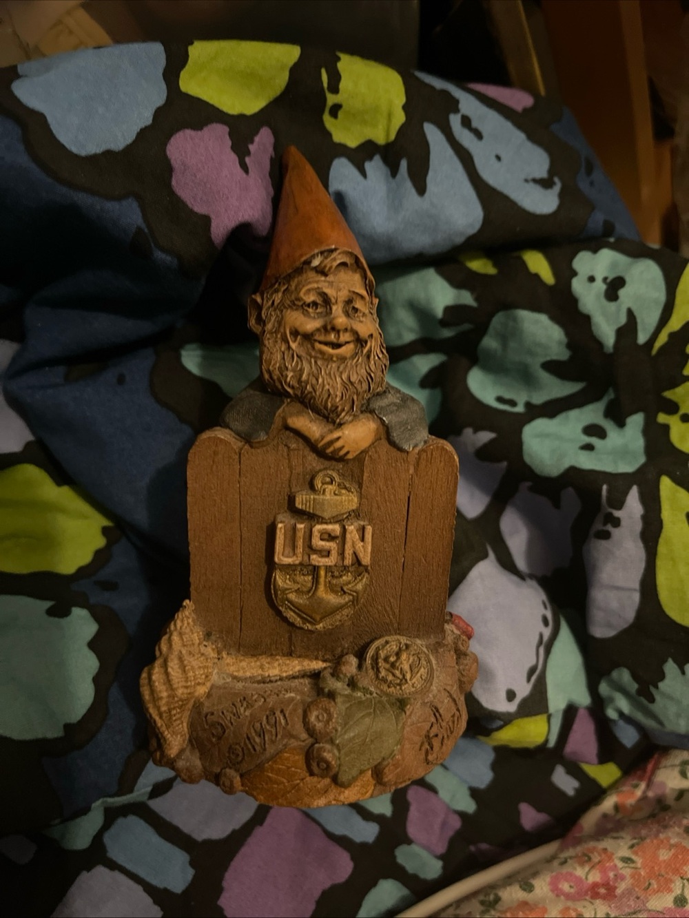Tom Clark Gnomes Figure Swabbie US Navy 1991
